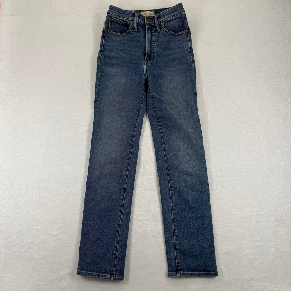 Madewell The Perfect Vintage Jean Mid Rise Blue Wash Denim Women's Size 25